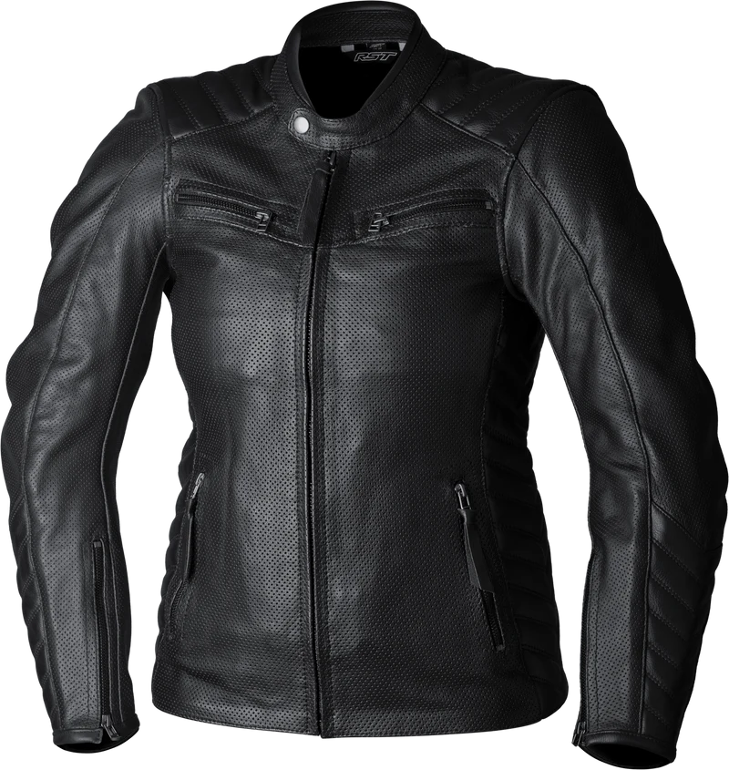 RST Ladies Roadster Air Ce Jacket Black Leather 3xl 556-3538020