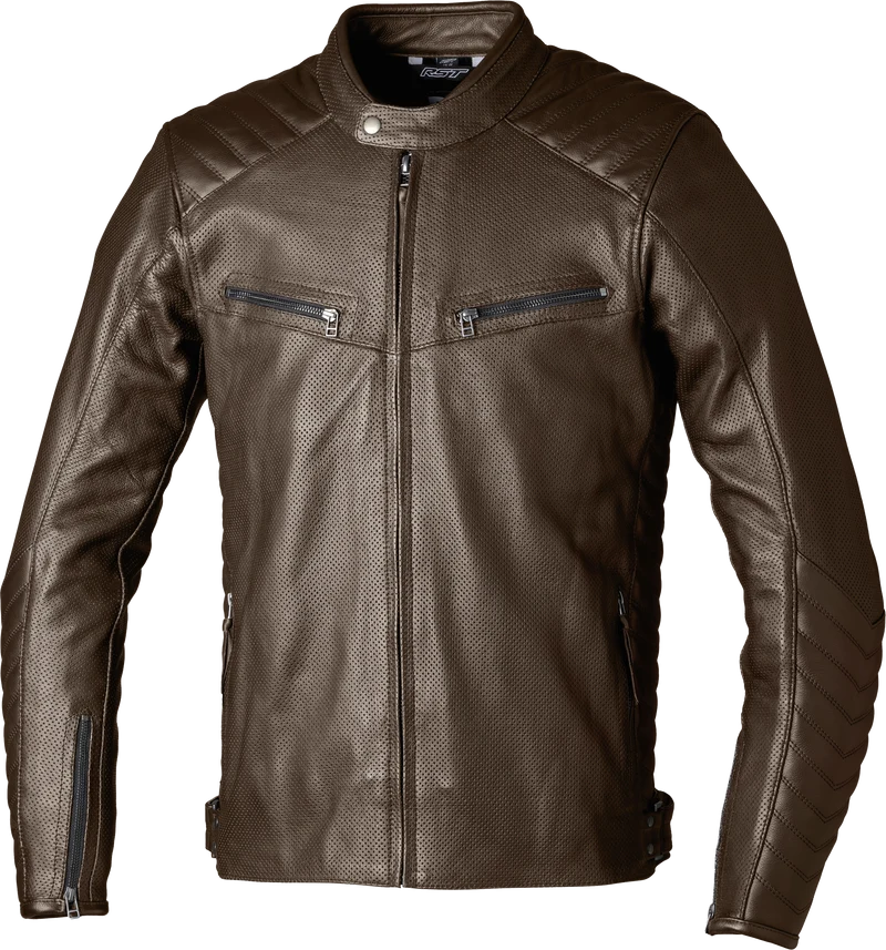 RST Roadster Air Ce Jacket Brown Leather Md 556-3537142