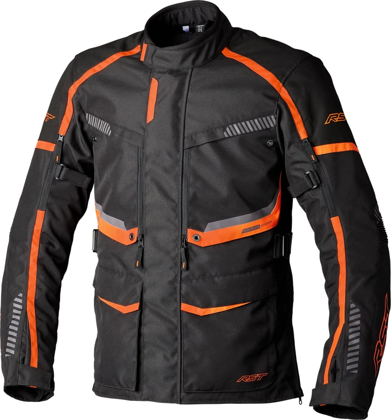 RST Maverick Evo Ce Jacket Black/Orange Textile Md 556-3198342