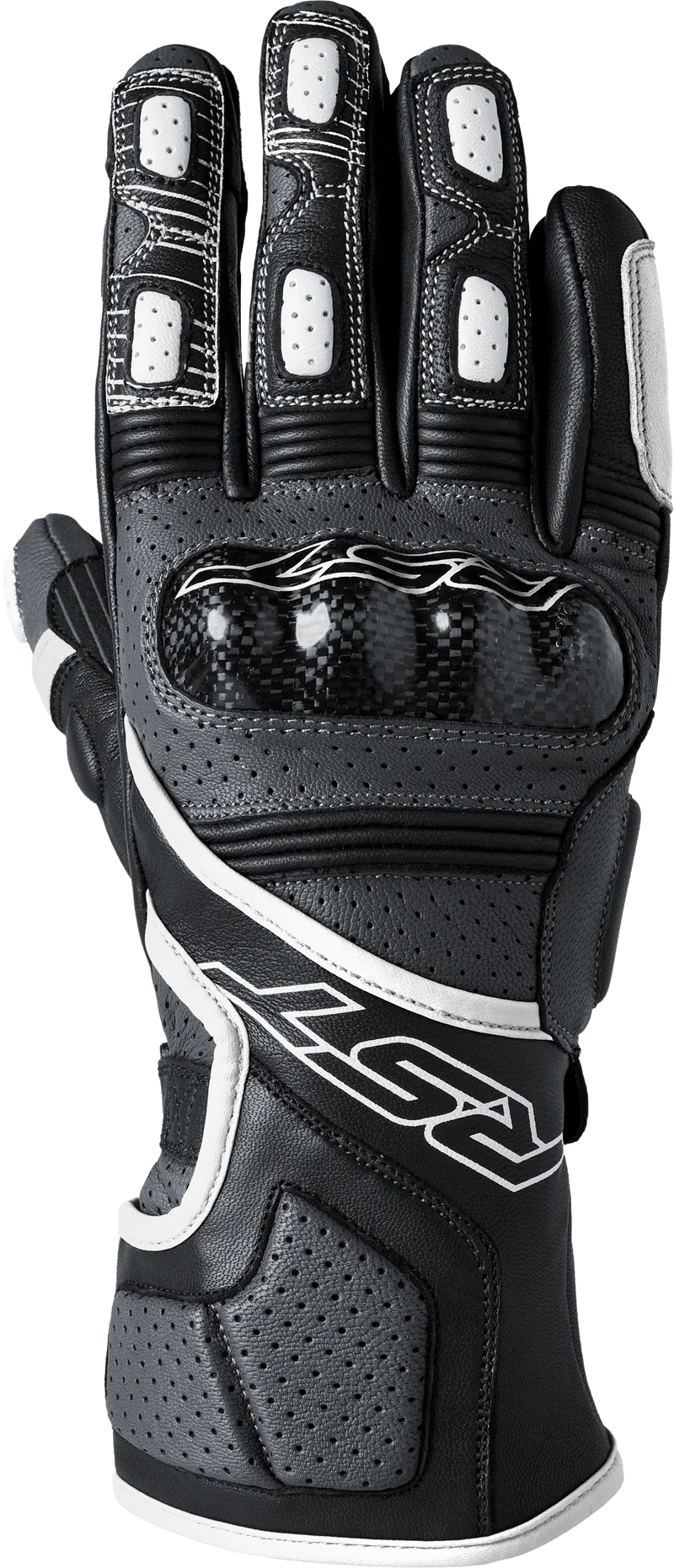 RST Fulcrum Ce Glove Grey/White/Black Sm 556-3179408