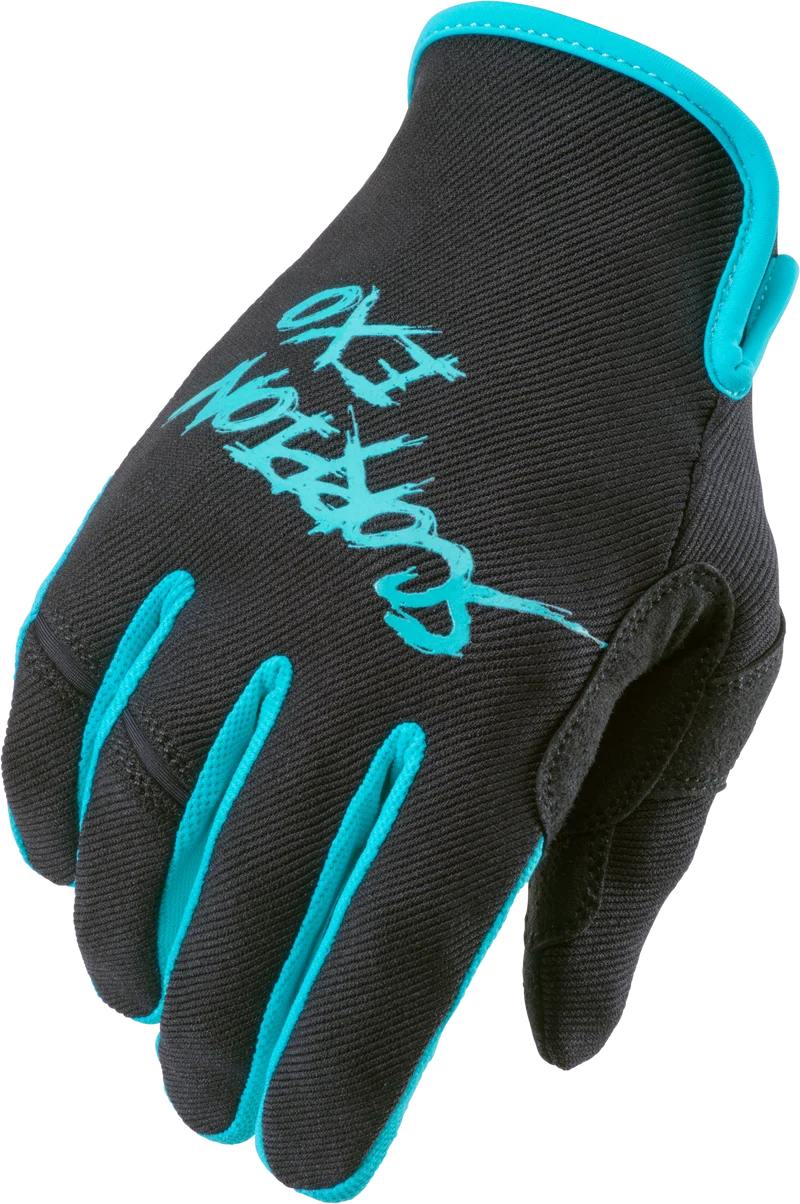 Air-Stretch Gloves Grind Black/Teal Xl