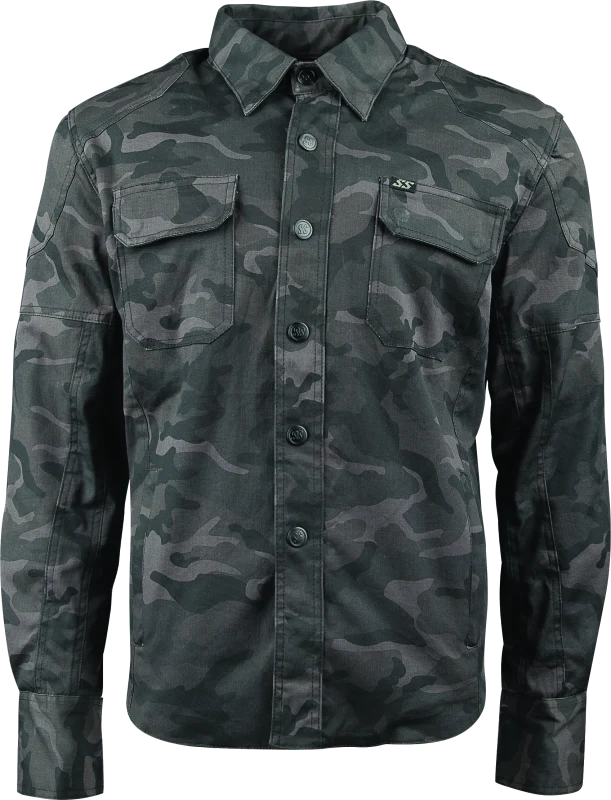 Speed and Strength Call to Arms Moto Shirt Camouflage - Medium