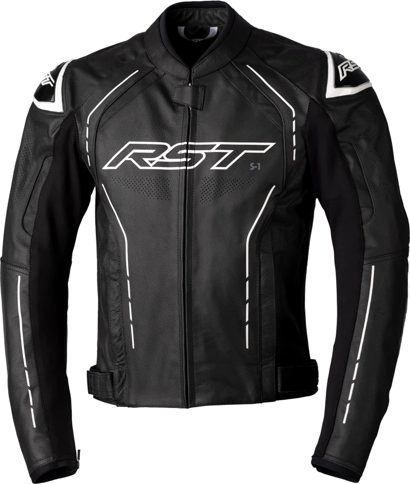 RST S1 Ce Jacket Black/Black/White Leather 2xl 556-2977348