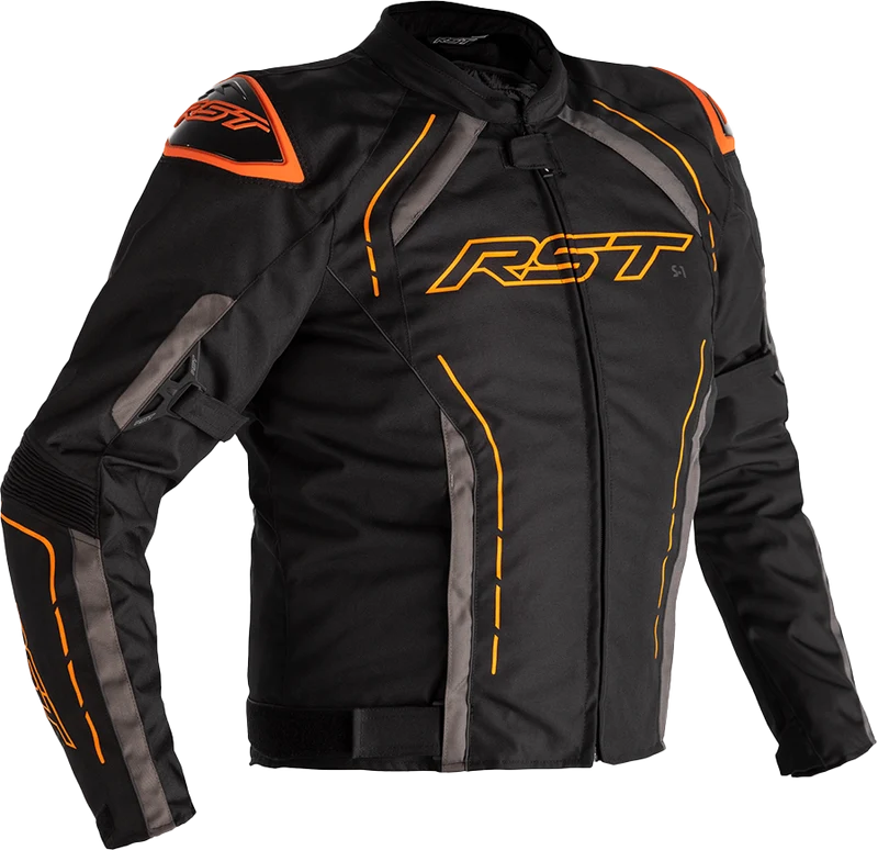 RST S1 Ce Jacket Blk/Gry/Neon Org Textile 2xl 556-2559248