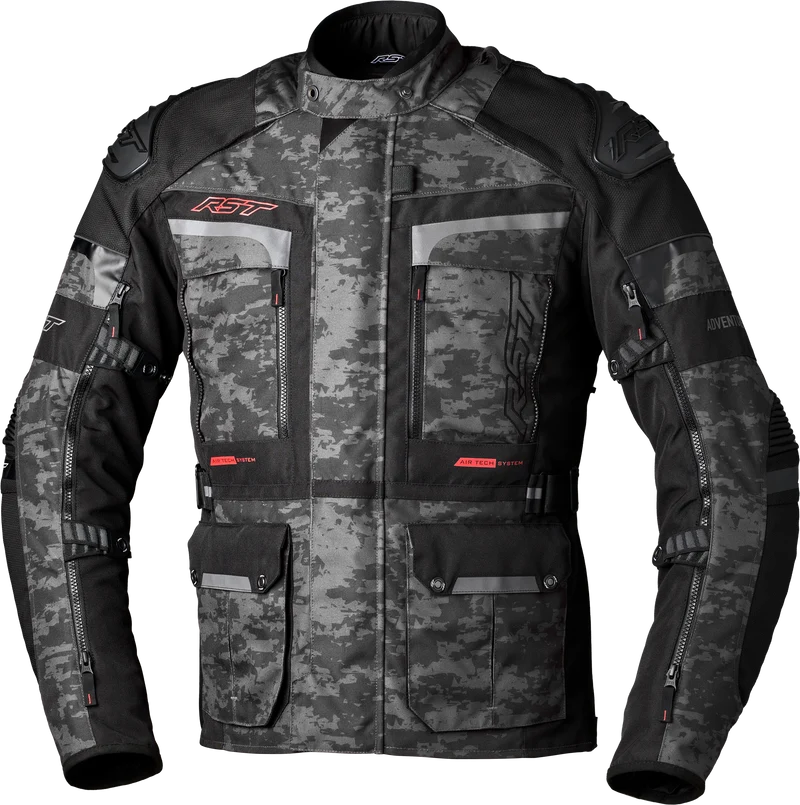 RST Pro Series Adventure-X Ce Jacket Grey Camo Textile 4xl 556-2409252