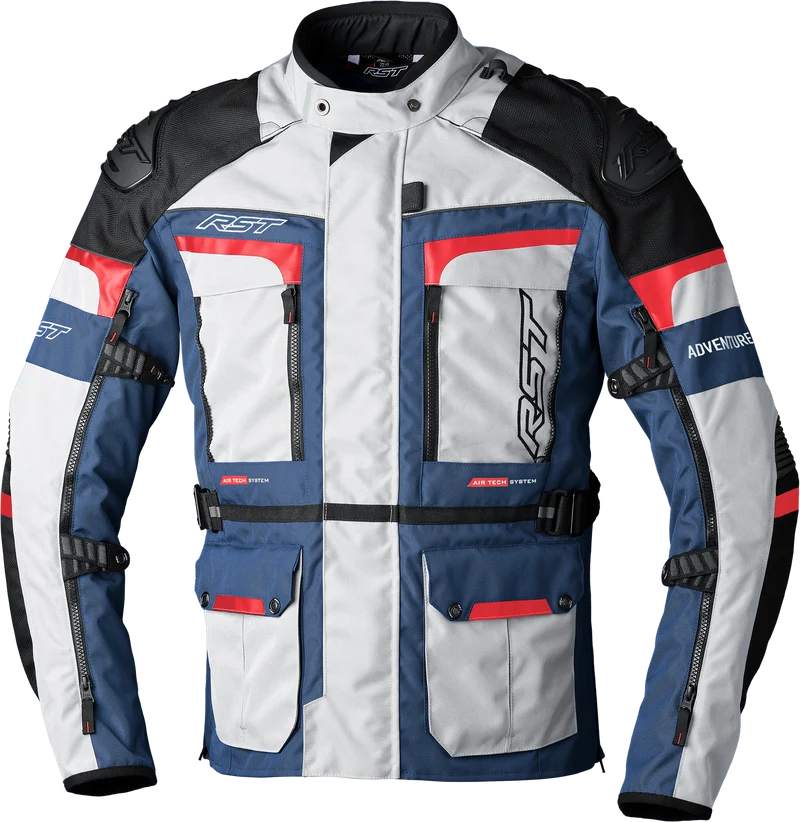 RST Pro Series Adventure-X Ce Jacket Sil/Blu/Red Textile Sm 556-2409140